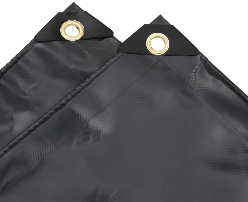 Tentas, antracito spalvos, 5x6m, 650g/m²