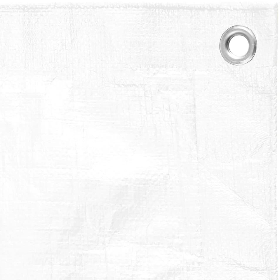Tentas, baltos spalvos, 6x8m, 180g/m²