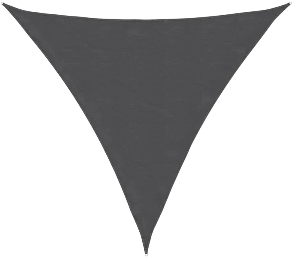 Tentas nuo saulės, oksf. aud., trikampis, 3,6x3,6x3,6m, antrac.