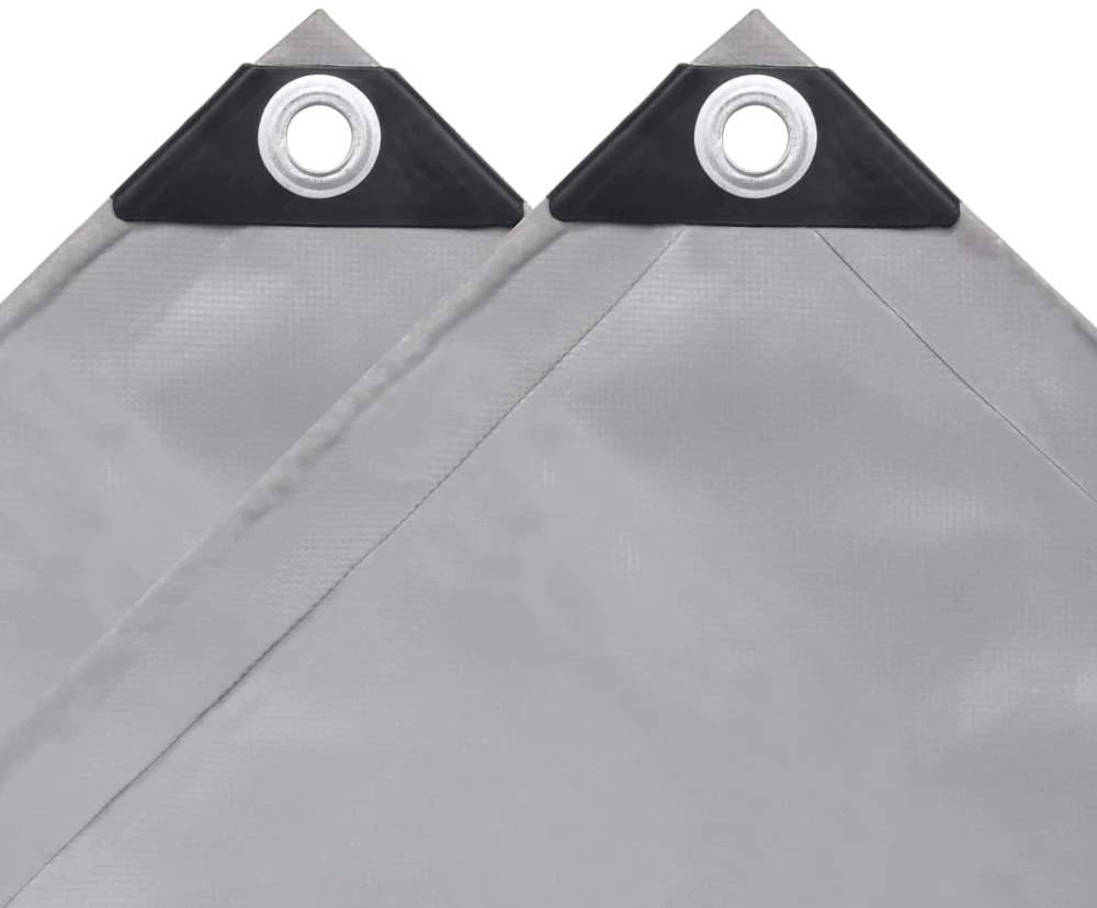 Tentas, pilkos spalvos, 4x8m, 650g/m²