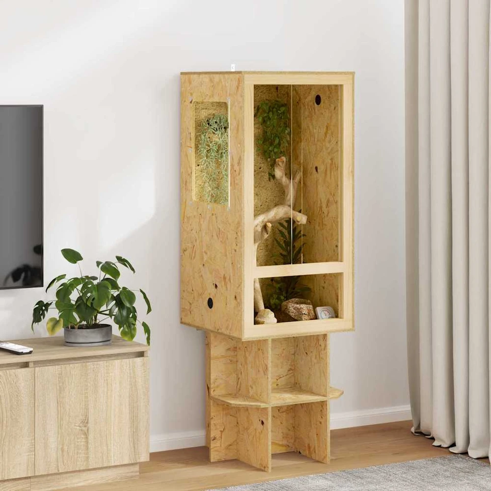 Terariumas Ruda 50 x 50 x 100 cm OSB