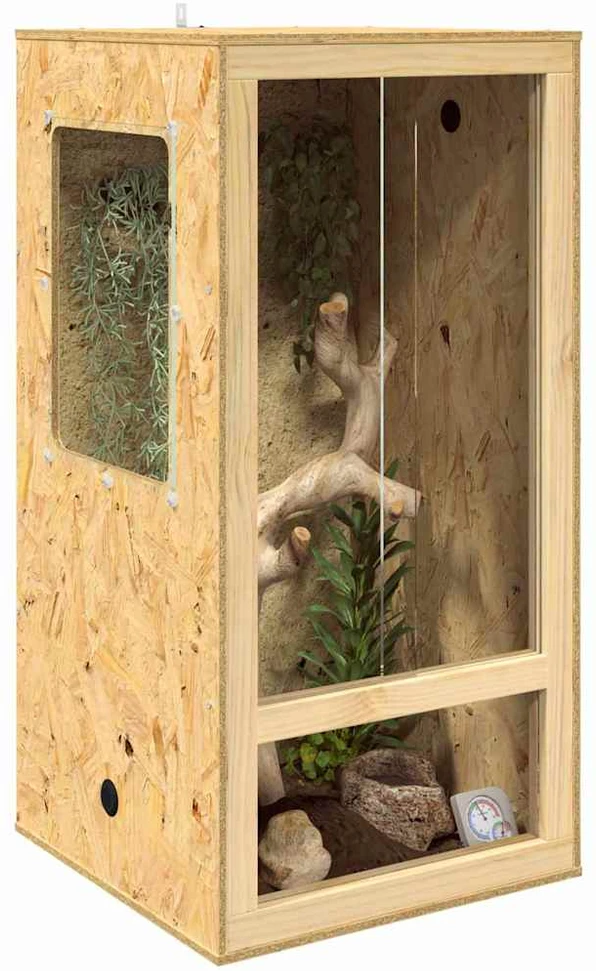 Terariumas Ruda 50 x 50 x 100 cm OSB
