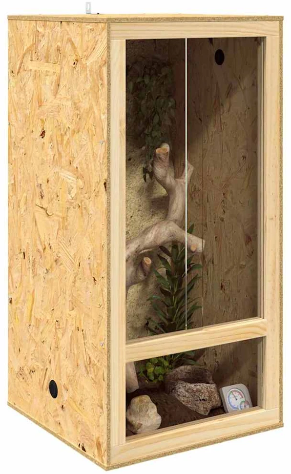 Terariumas Ruda 50 x 50 x 100 cm OSB