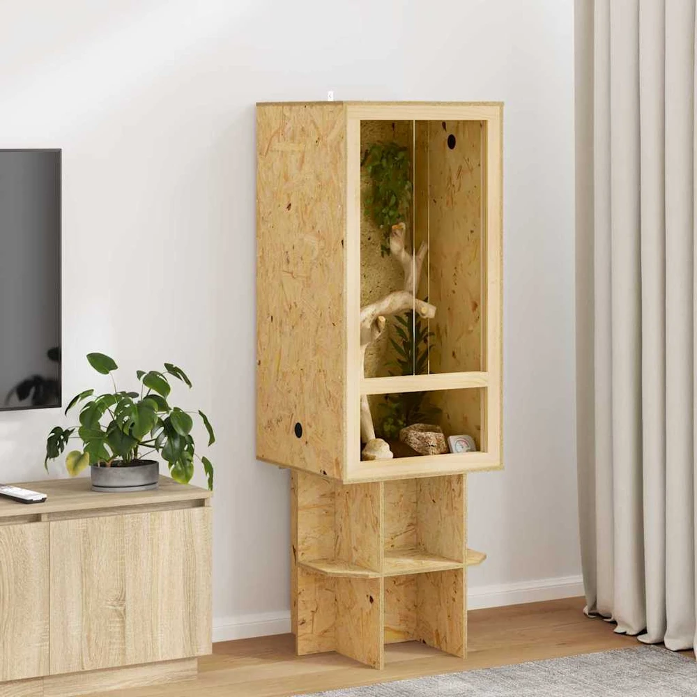 Terariumas Ruda 50 x 50 x 100 cm OSB