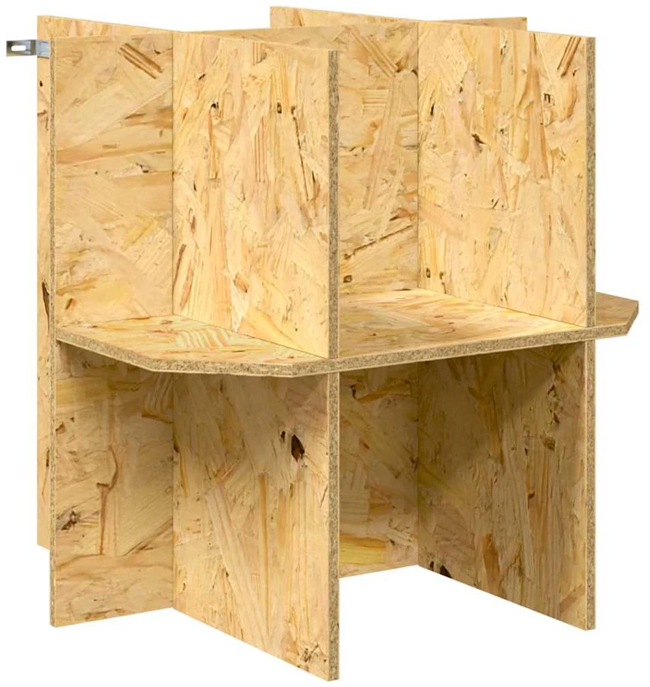 Terariumas Ruda 50 x 50 x 130 cm OSB