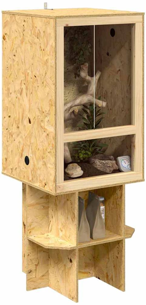 Terariumas Ruda 50 x 50 x 130 cm OSB