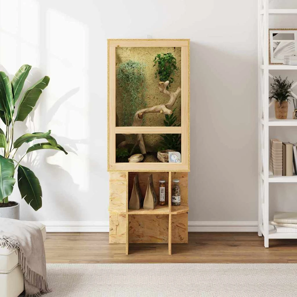 Terariumas Ruda 50 x 50 x 130 cm OSB