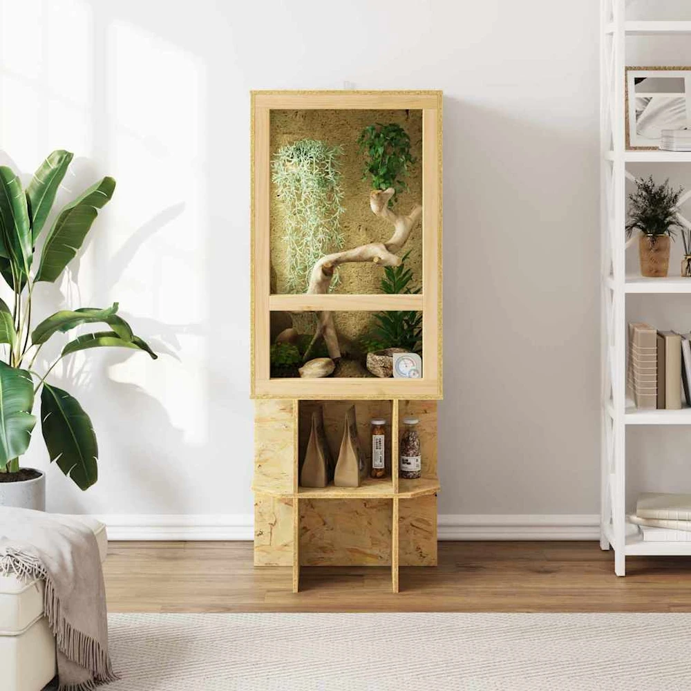 Terariumas Ruda 50 x 50 x 130 cm OSB