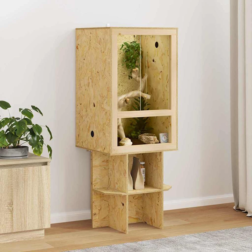 Terariumas Ruda 50 x 50 x 130 cm OSB