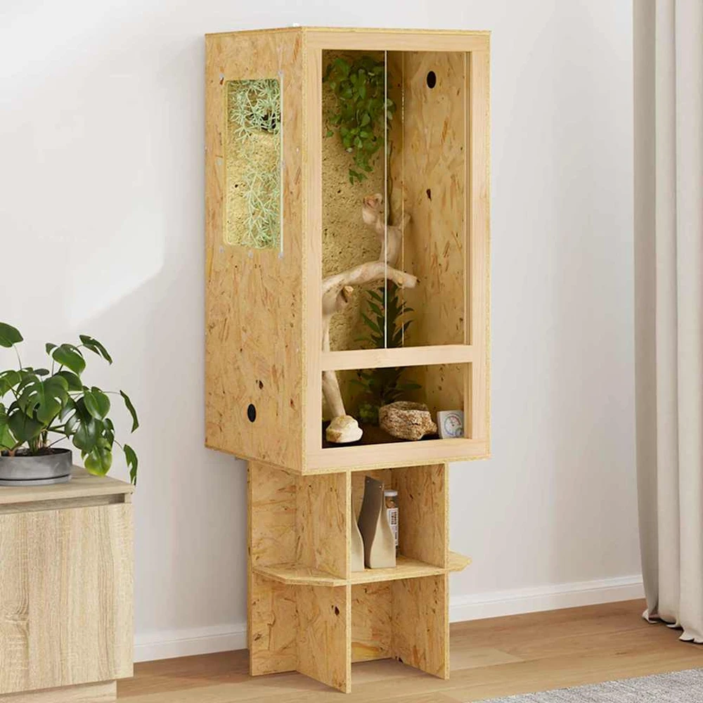 Terariumas Ruda 50 x 50 x 150 cm OSB
