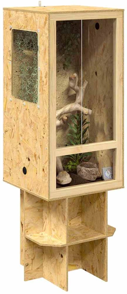 Terariumas Ruda 50 x 50 x 150 cm OSB