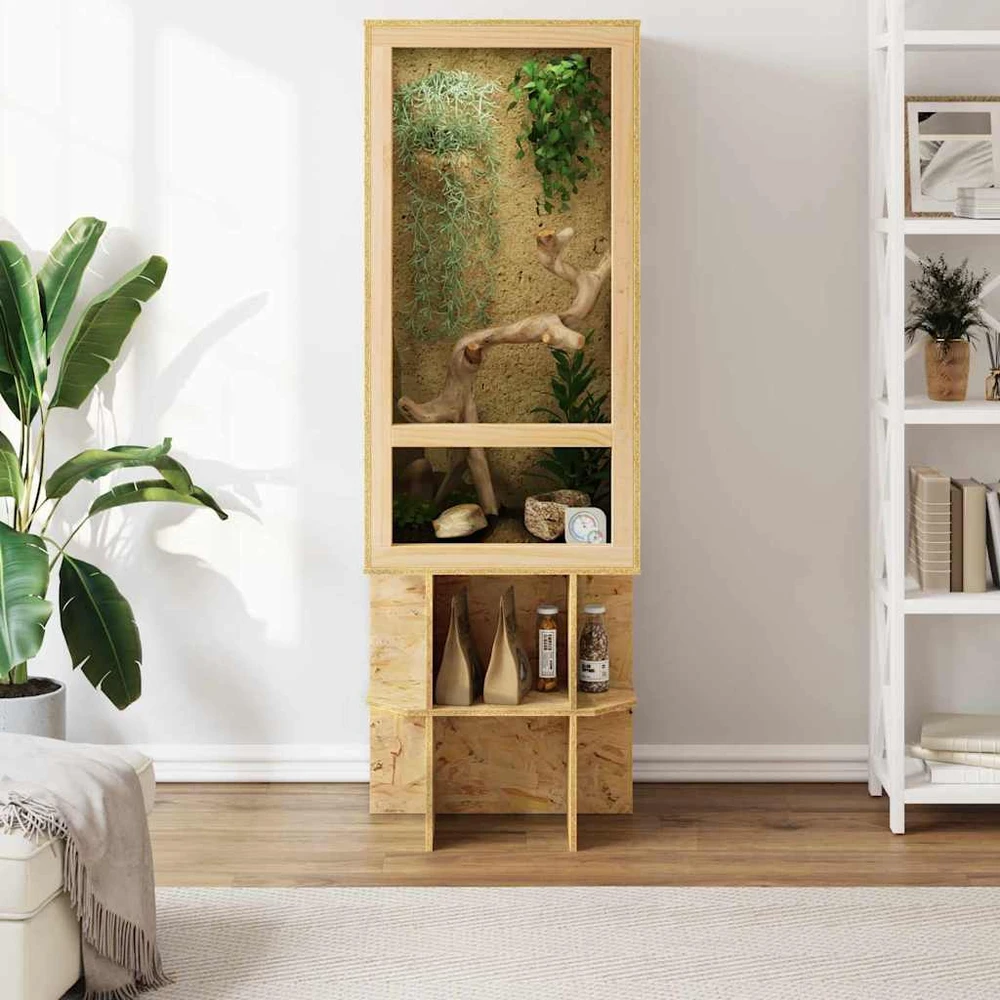 Terariumas Ruda 50 x 50 x 150 cm OSB