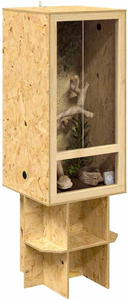 Terariumas Ruda 50 x 50 x 150 cm OSB