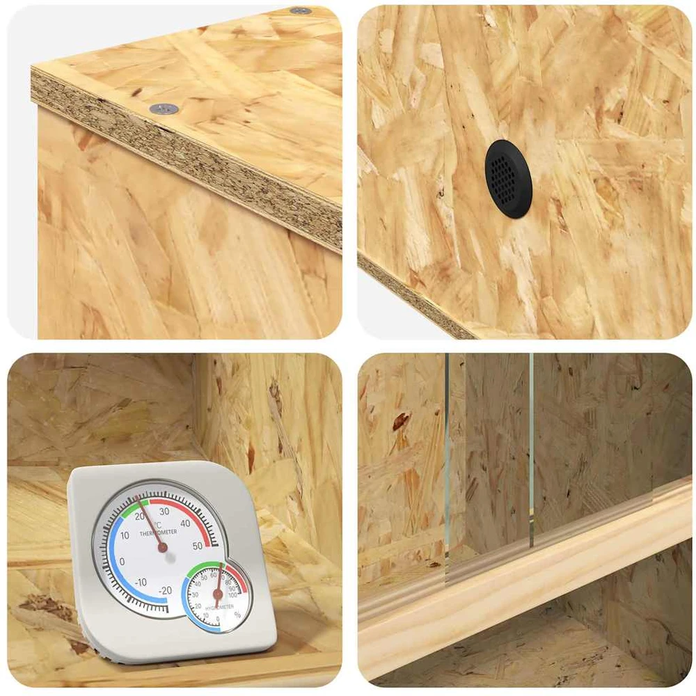Terariumas Ruda 50 x 50 x 80 cm OSB