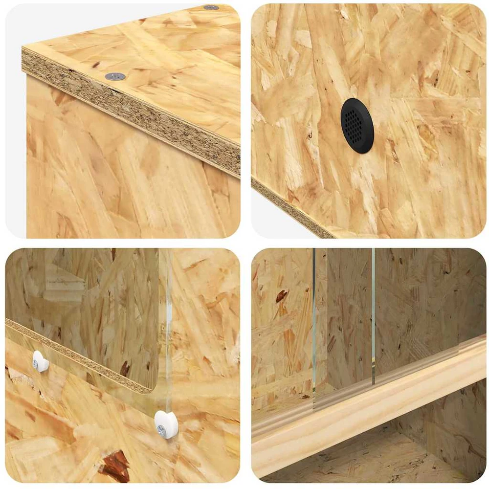 Terariumas Ruda 50 x 50 x 80 cm OSB