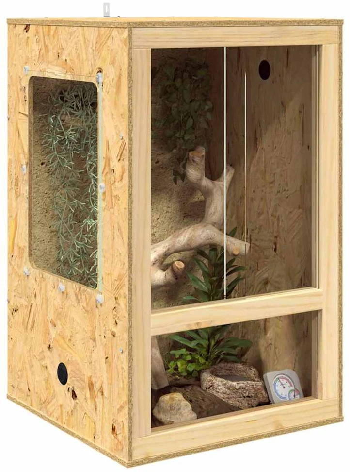 Terariumas Ruda 50 x 50 x 80 cm OSB