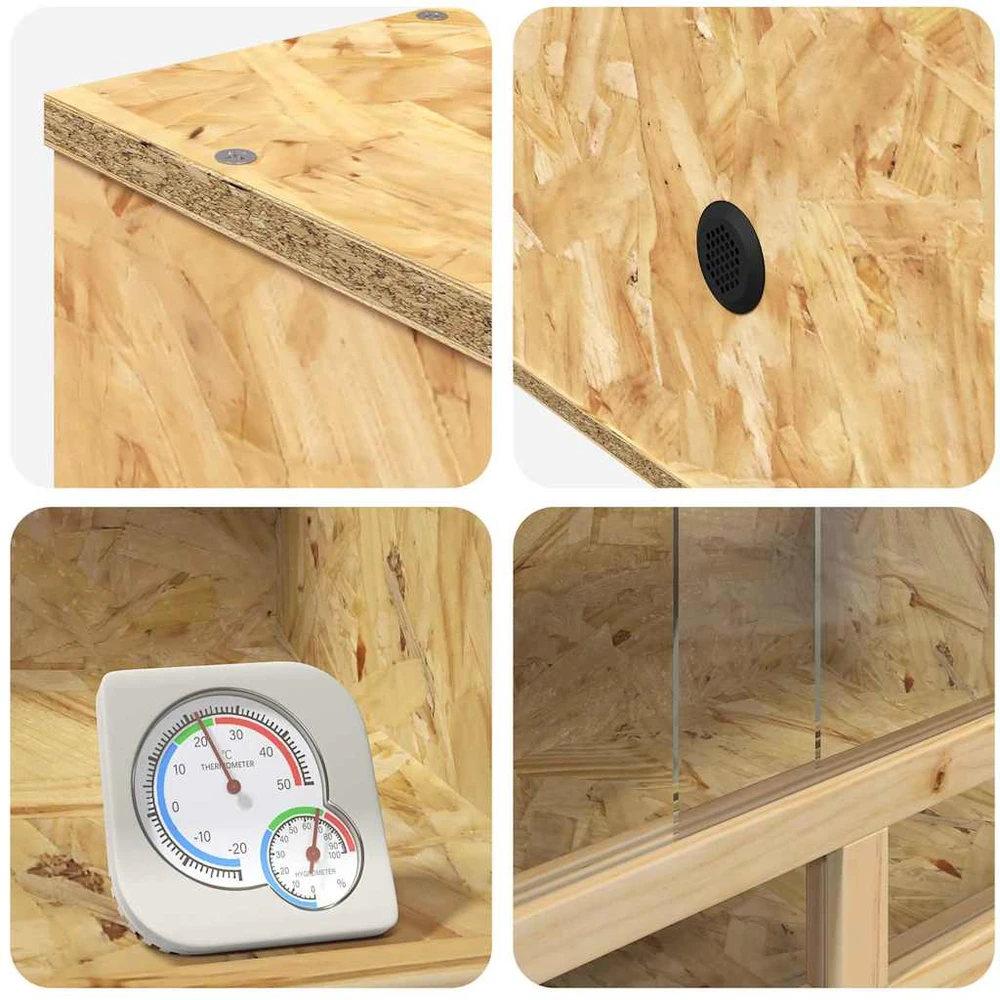 Terariumas Ruda 60 x 30 x 30 cm OSB