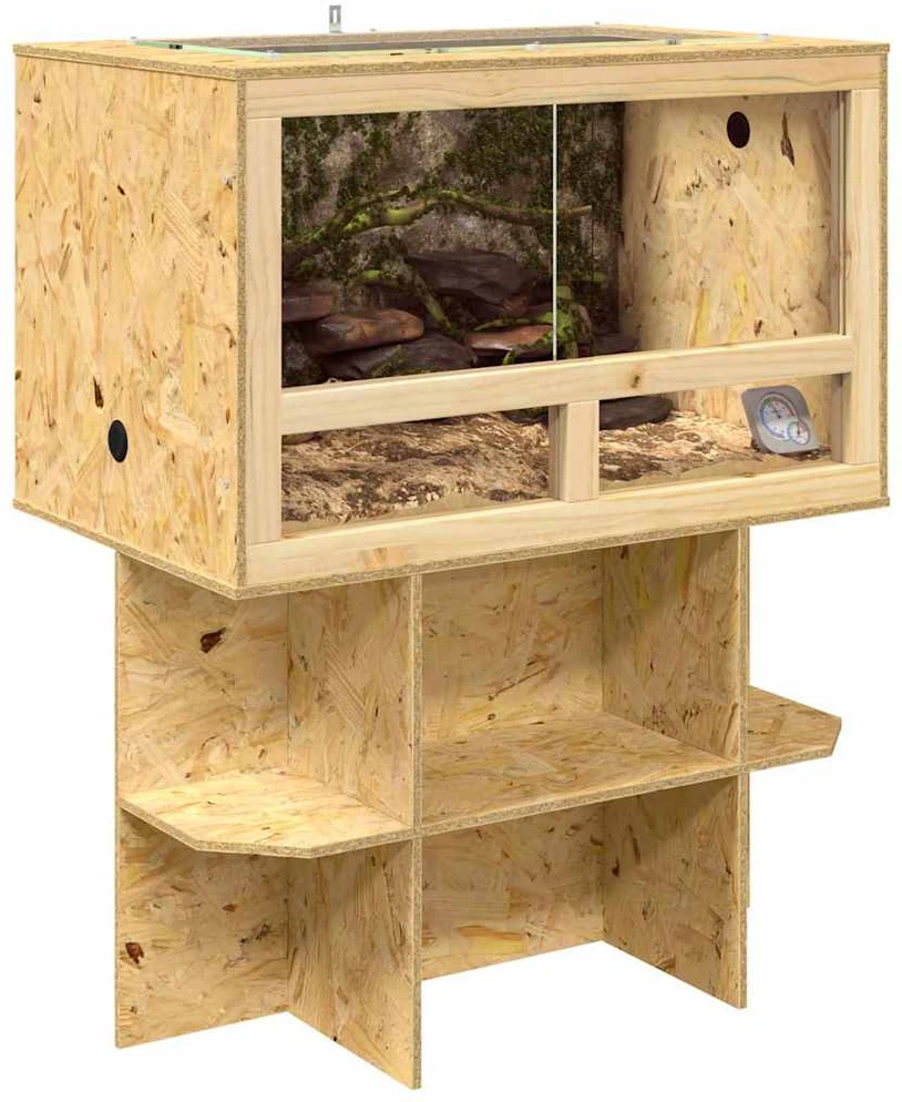 Terariumas Ruda 80 x 50 x 100 cm OSB