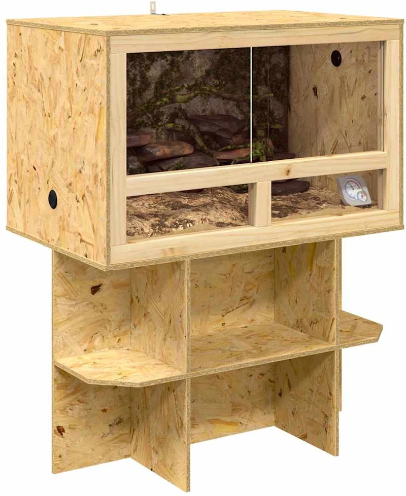 Terariumas Ruda 80 x 50 x 100 cm OSB