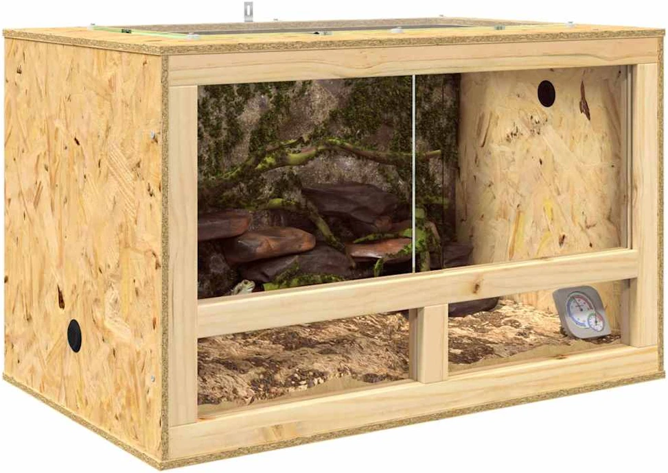 Terariumas Ruda 80 x 50 x 50 cm OSB