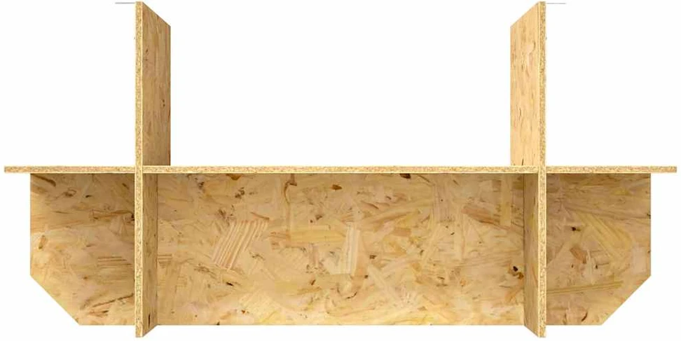 Terariumo bazė Ruda 100 x 50 x 50 cm OSB