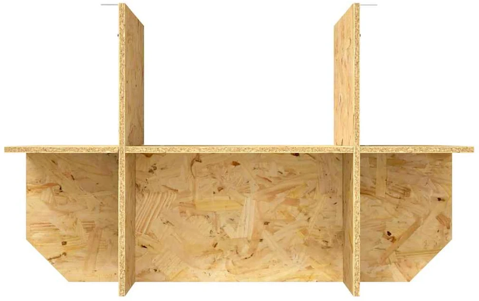 Terariumo bazė Ruda 80 x 50 x 50 cm OSB