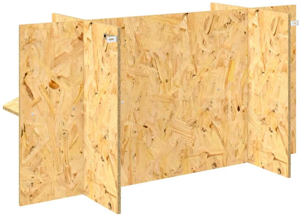 Terariumo bazė su lentyna Ruda 100 x 40 x 50 cm OSB
