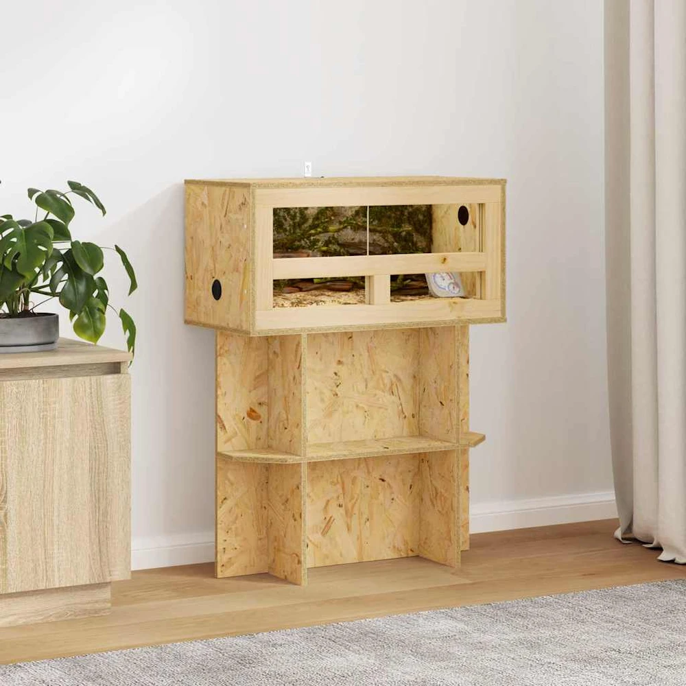 Terariumo bazė su lentyna Ruda 60 x 30 x 50 cm OSB