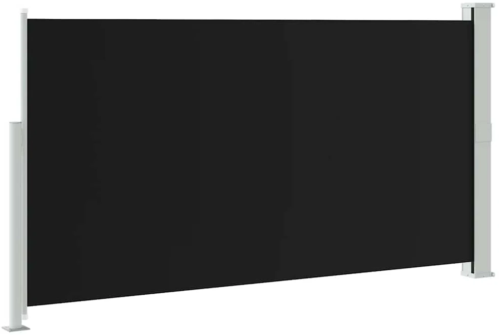 Terasos pertvara, juoda, 160 x 300 cm
