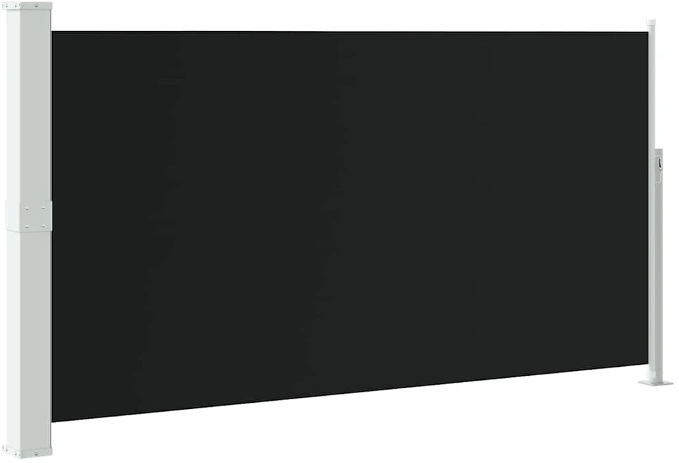 Terasos pertvara, juoda, 160 x 300 cm