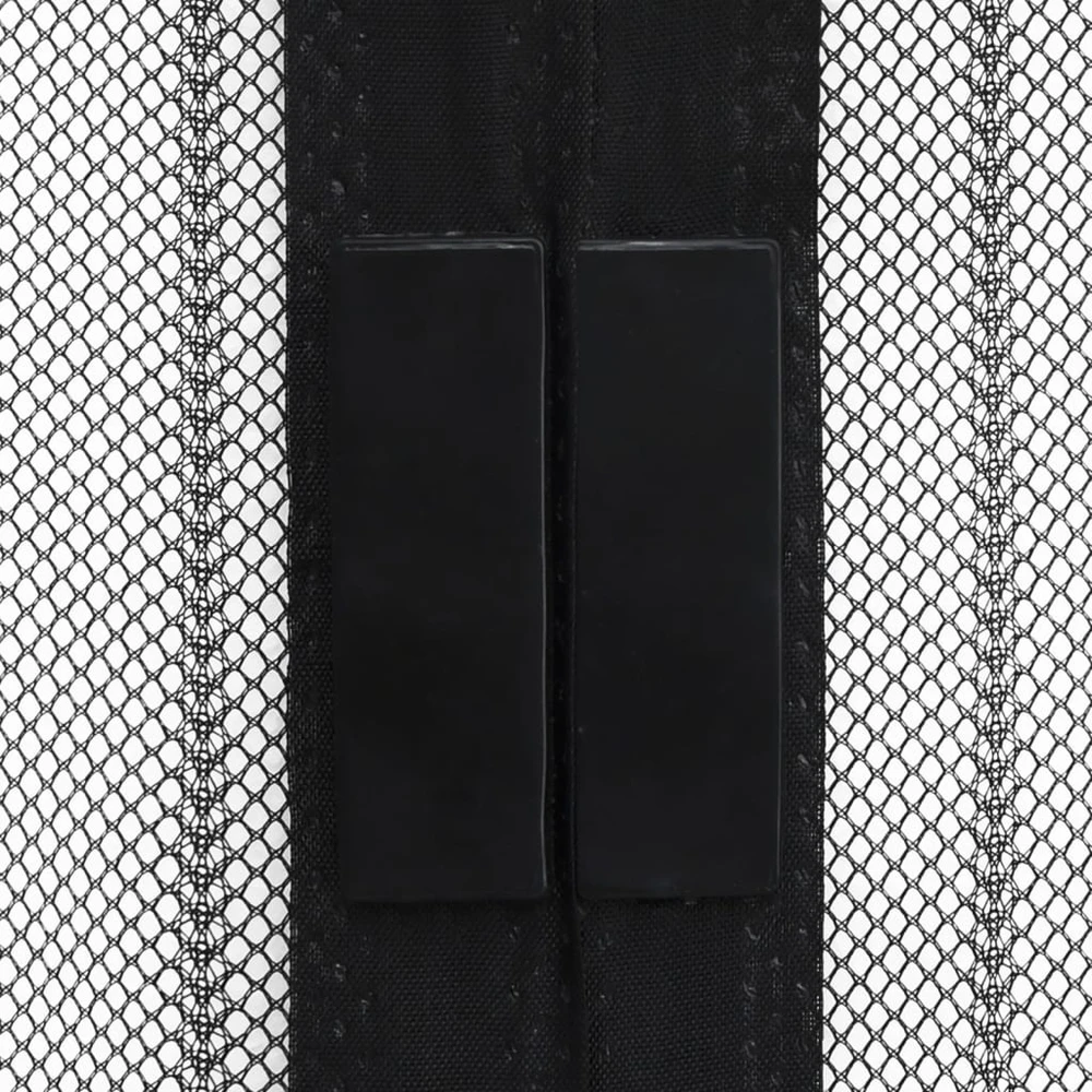 Tinkleliai nuo vabzdžių durims, 2vnt., juodi, 200x80cm