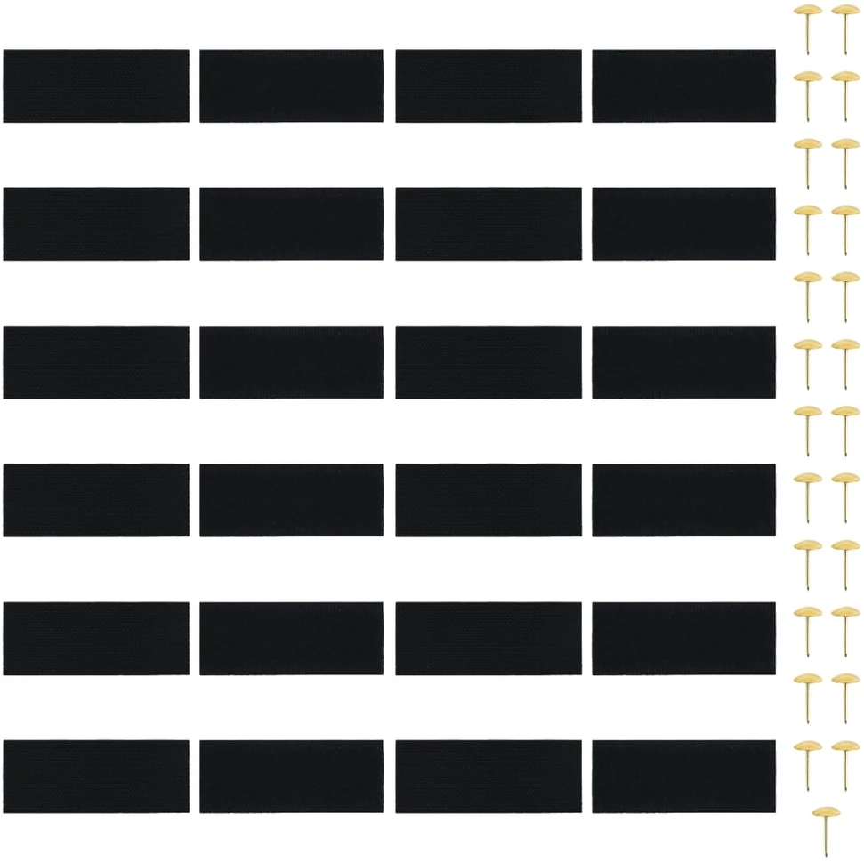 Tinkleliai nuo vabzdžių durims, 2vnt., juodi, 220x130cm