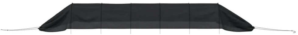 Tinklelio tunelis, juodas, 300x50x48,5cm, plienas/polietilenas