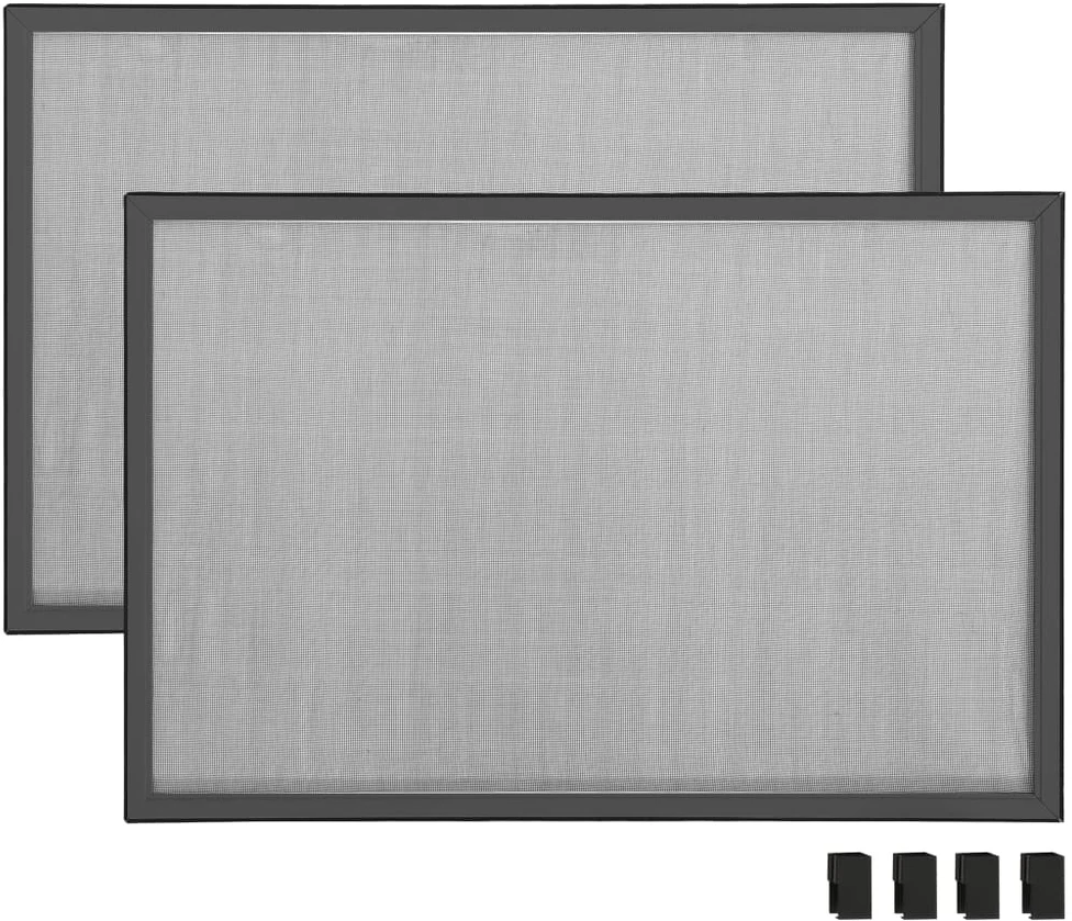 Tinklelis nuo vabzdžių langams, antracito, (75-143)x50cm