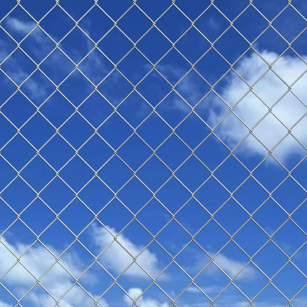 Tinklinė tvora, sidabrinė, 15x1,5m, galvanizuotas plienas