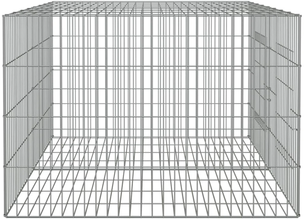 Triušių narvas, 2 segmentai, 110x79x54cm, galvanizuota geležis