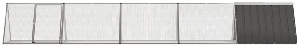 Triušių narvas, antracito, 504,5x80,5x71cm, plienas