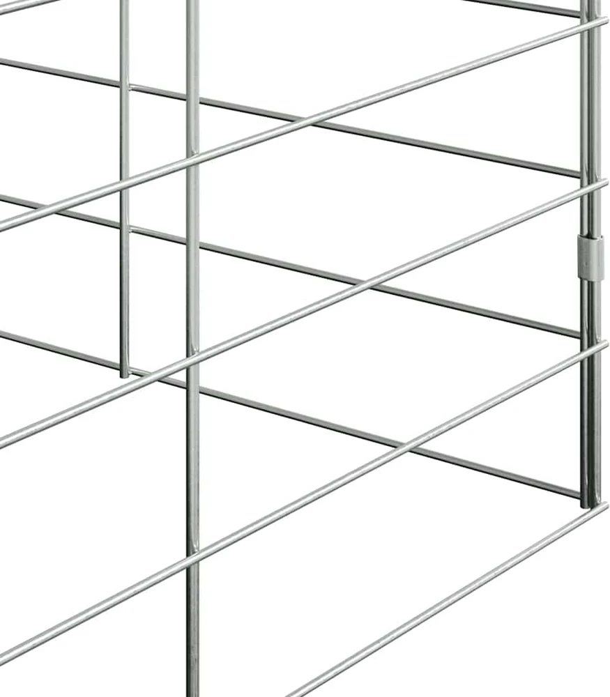Triušių narvas Sidabrinė 100 x 100 x 210 cm