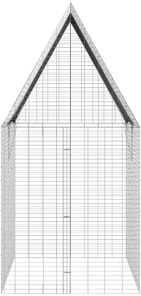 Triušių narvas Sidabrinė 200 x 100 x 210 cm