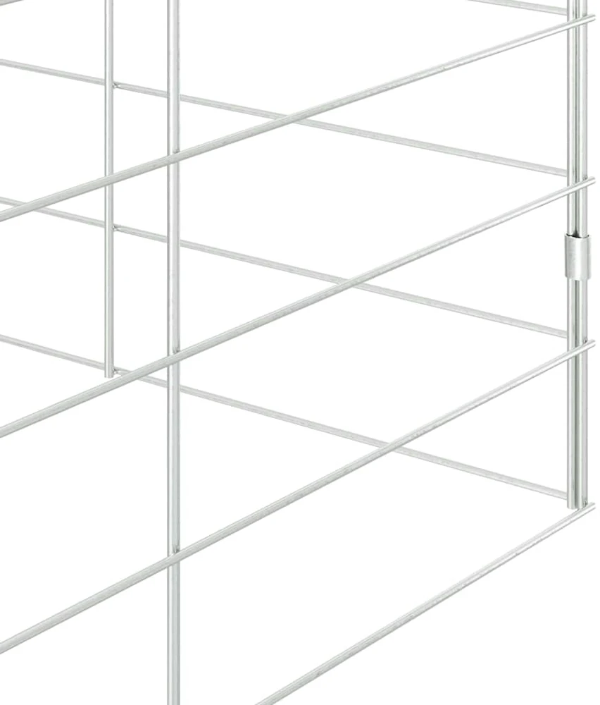 Triušių narvas Sidabrinė 200 x 100 x 210 cm