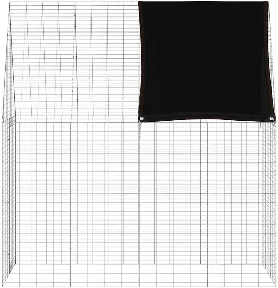 Triušių narvas Sidabrinė 200 x 100 x 210 cm