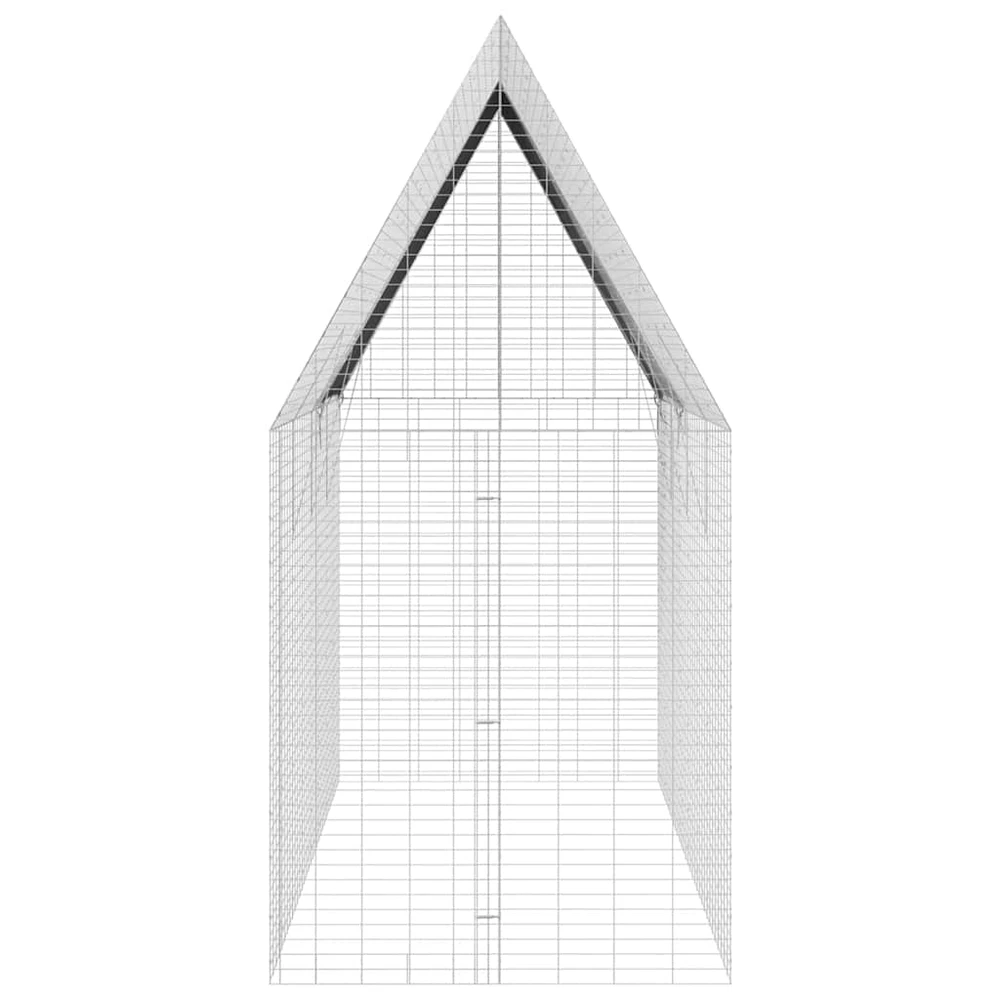 Triušių narvas Sidabrinė 400 x 100 x 210 cm