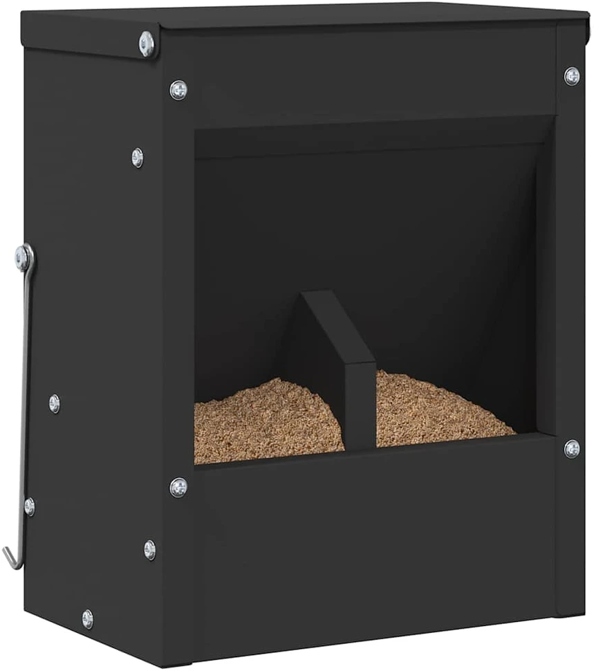 Triušių šėrimo priemonė Juoda 20 x 12,5 x 25 cm 3kg