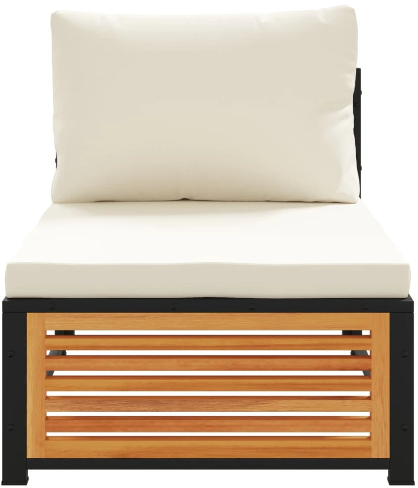 Trivietė sodo sofa, pušies medienos masyvas