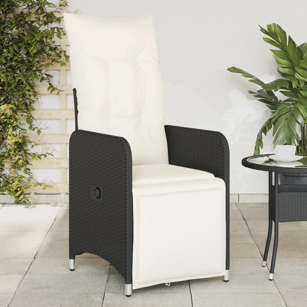 Trivietė sodo sofa su pagalvėlėmis, smėlio spalvos, poliratanas