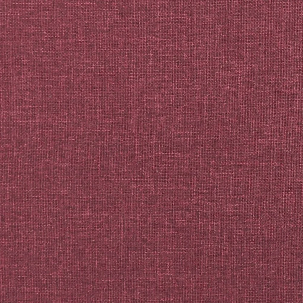 Trivietė sofa su pagalvėlėmis, raudonojo vyno, 210cm, audinys