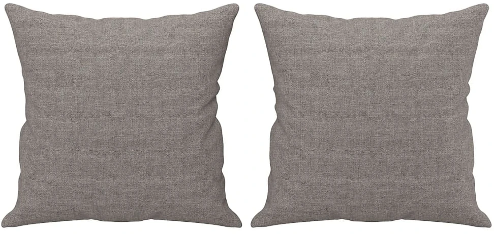 Trivietė sofa su pagalvėlėmis, taupe spalvos, 180cm, audinys