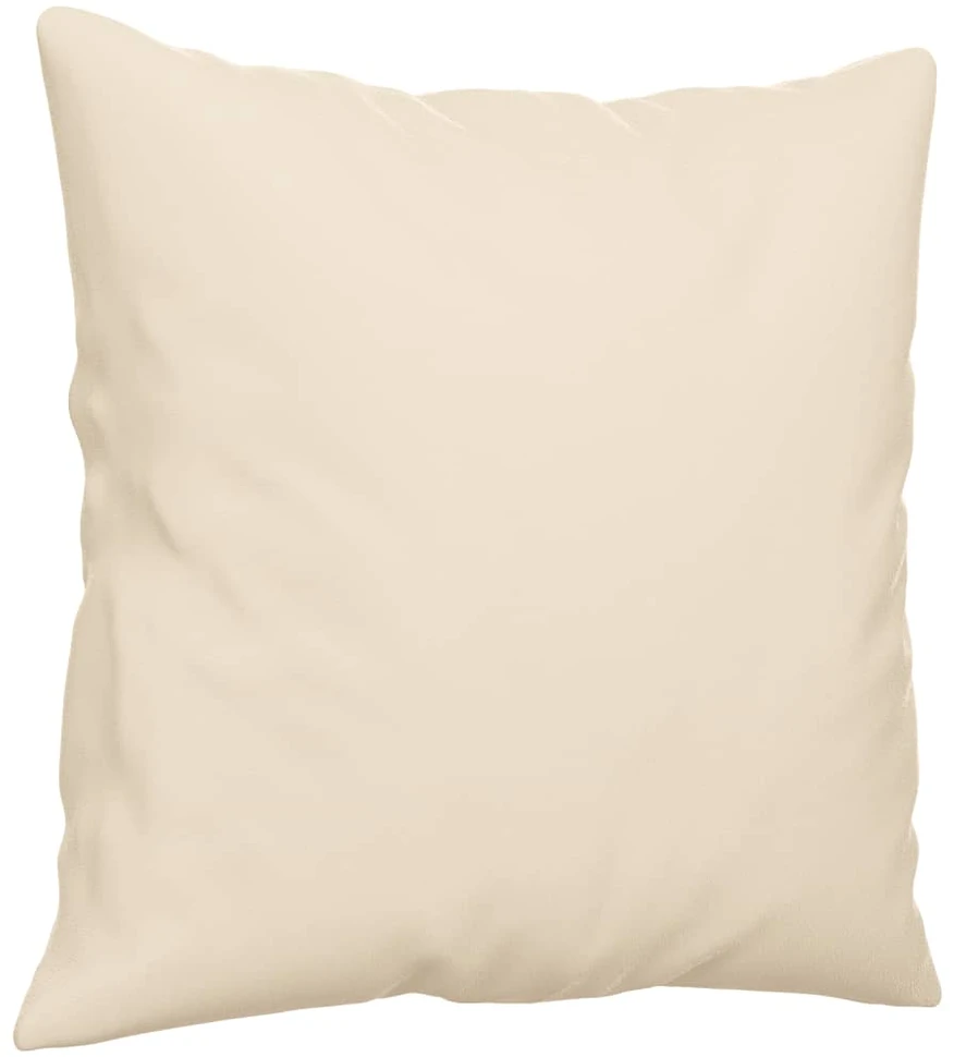 Trivietė sofa su pagalvėmis, smėlio, 180cm, audinys
