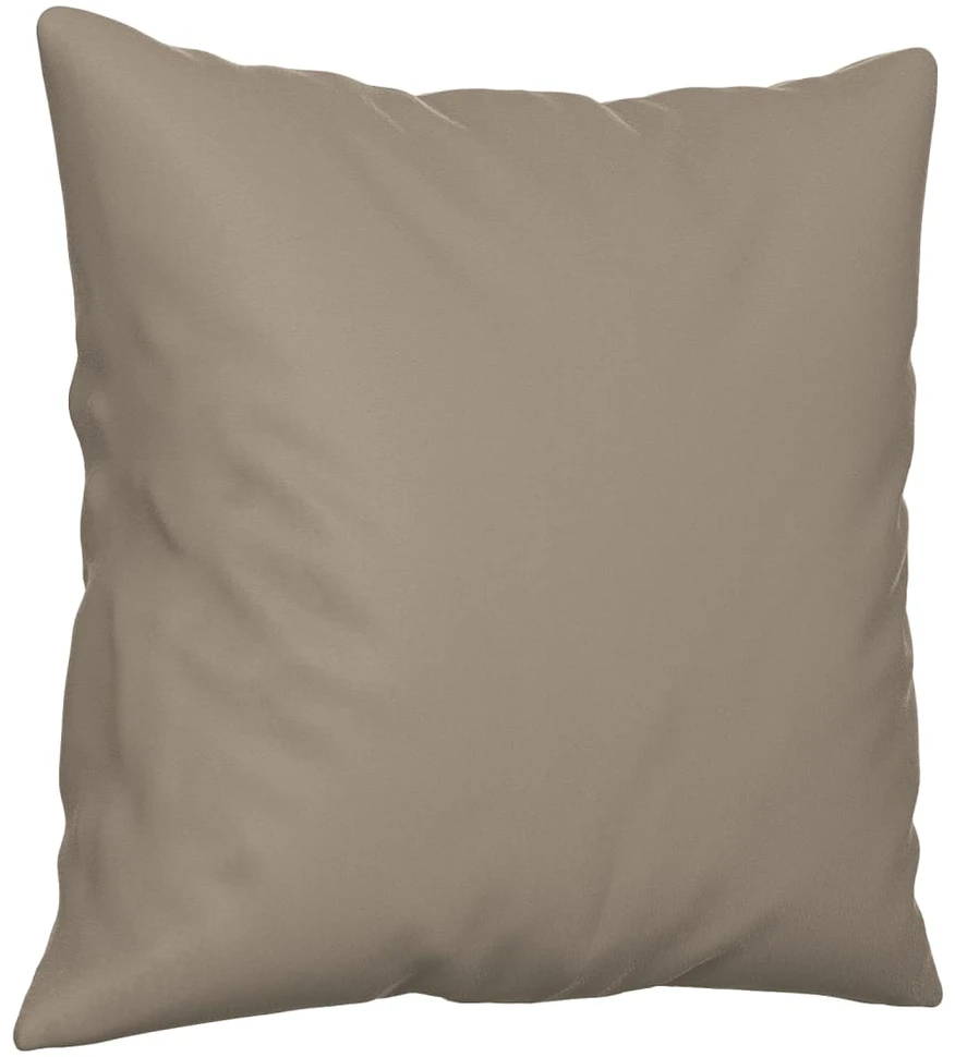 Trivietė sofa su pagalvėmis, taupe, 180cm, mikropluošto audinys
