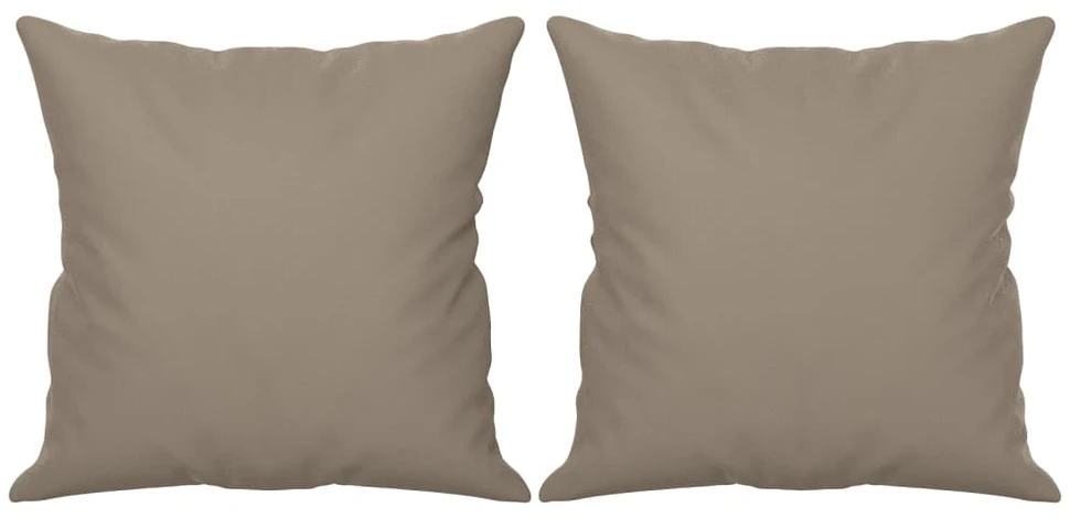 Trivietė sofa su pagalvėmis, taupe, 180cm, mikropluošto audinys